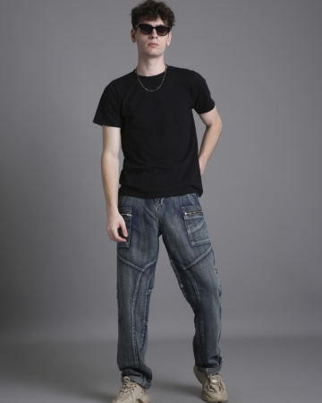 Stylish Vintage Anti Fit Denim