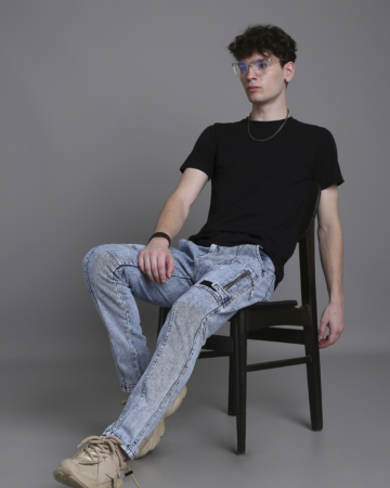 Casual Four Pocket Multi-Utility Slim Fit Denim